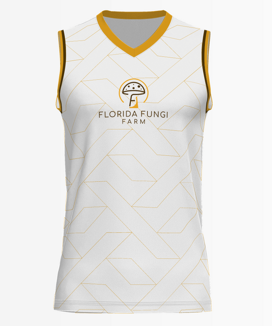 Florida Fungi Farm Sleeveless Basketball Style Jersey